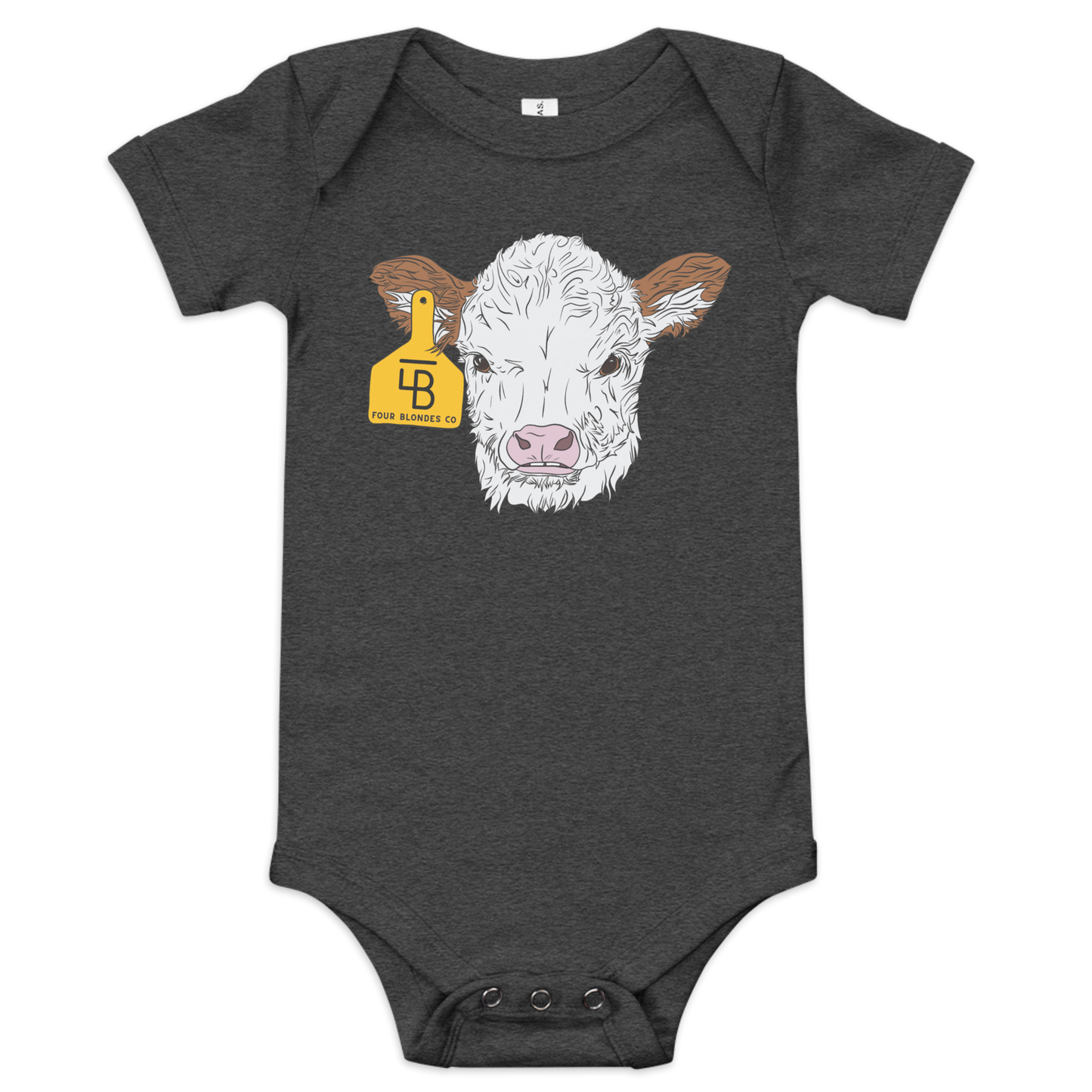 FBC Spring Baldie Calf - Baby short sleeve one piece