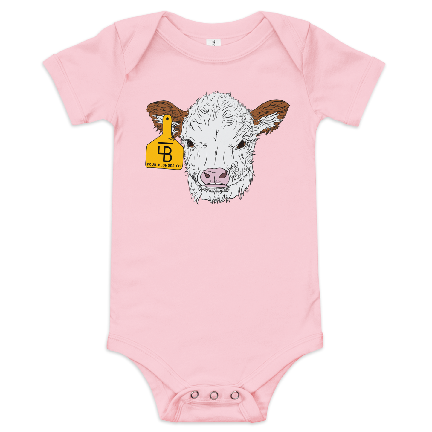 FBC Spring Baldie Calf - Baby short sleeve one piece