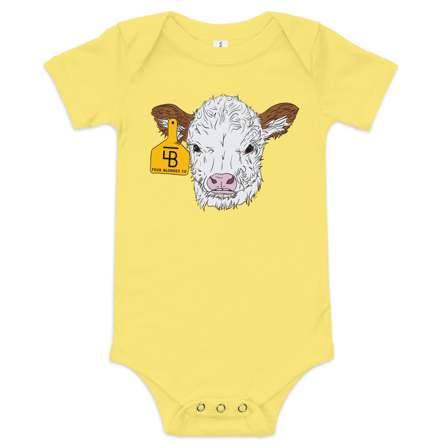 FBC Spring Baldie Calf - Baby short sleeve one piece