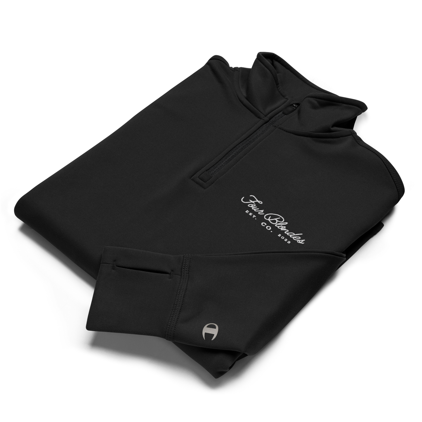 FBC script logo - Champion Quarter zip pullover