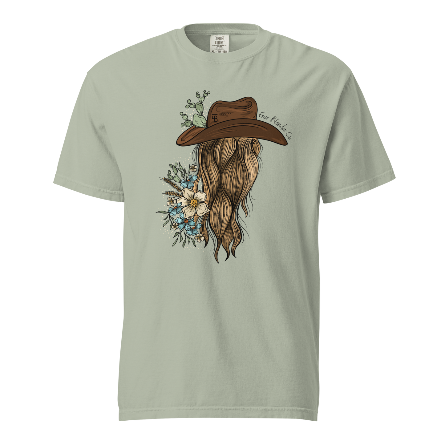 FBC Cowgirl - Unisex garment-dyed heavyweight t-shirt