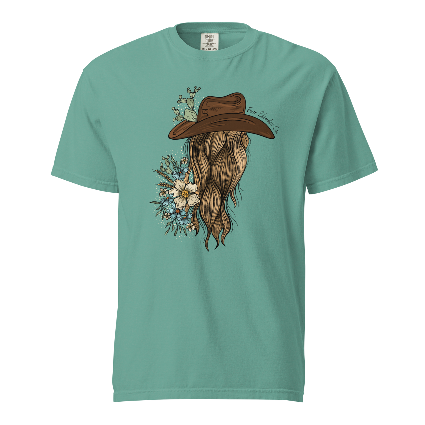 FBC Cowgirl - Unisex garment-dyed heavyweight t-shirt