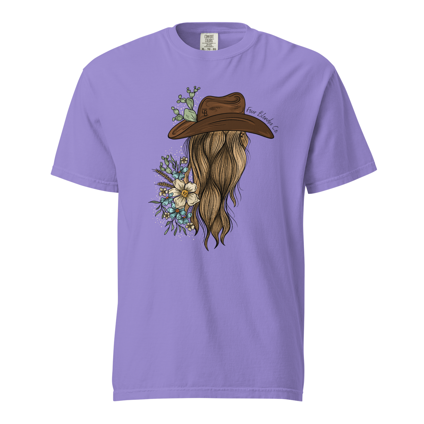 FBC Cowgirl - Unisex garment-dyed heavyweight t-shirt