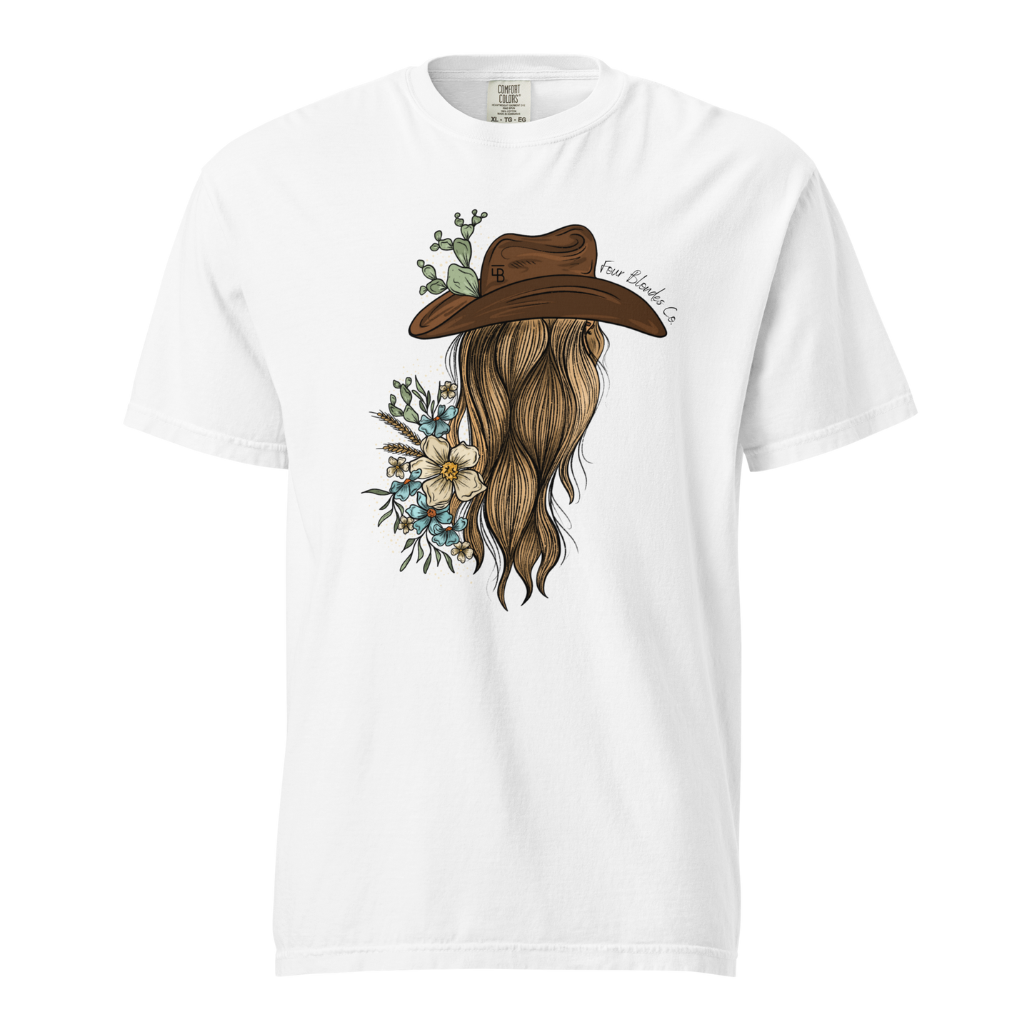 FBC Cowgirl - Unisex garment-dyed heavyweight t-shirt