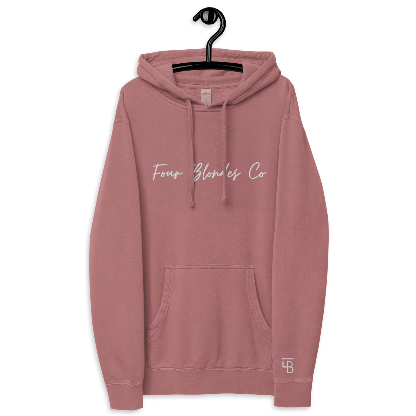 FBC embroidered - Unisex pigment-dyed hoodie
