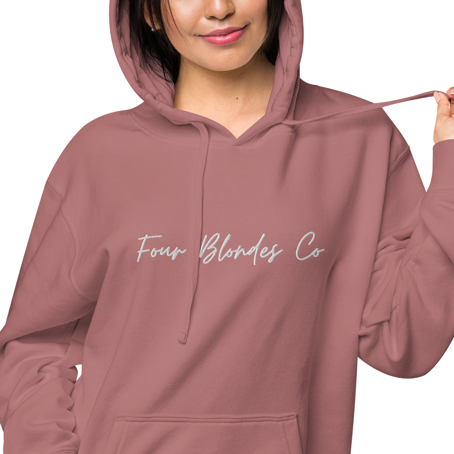FBC embroidered - Unisex pigment-dyed hoodie