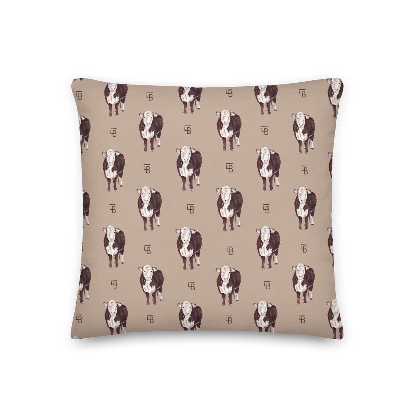 Herefords & Brands - Premium Pillow