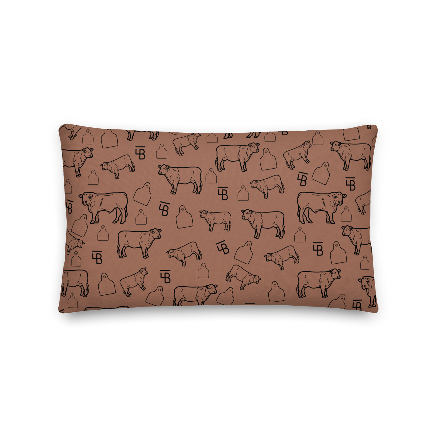 Beefies, Brands & Ear Tags - Premium Pillow