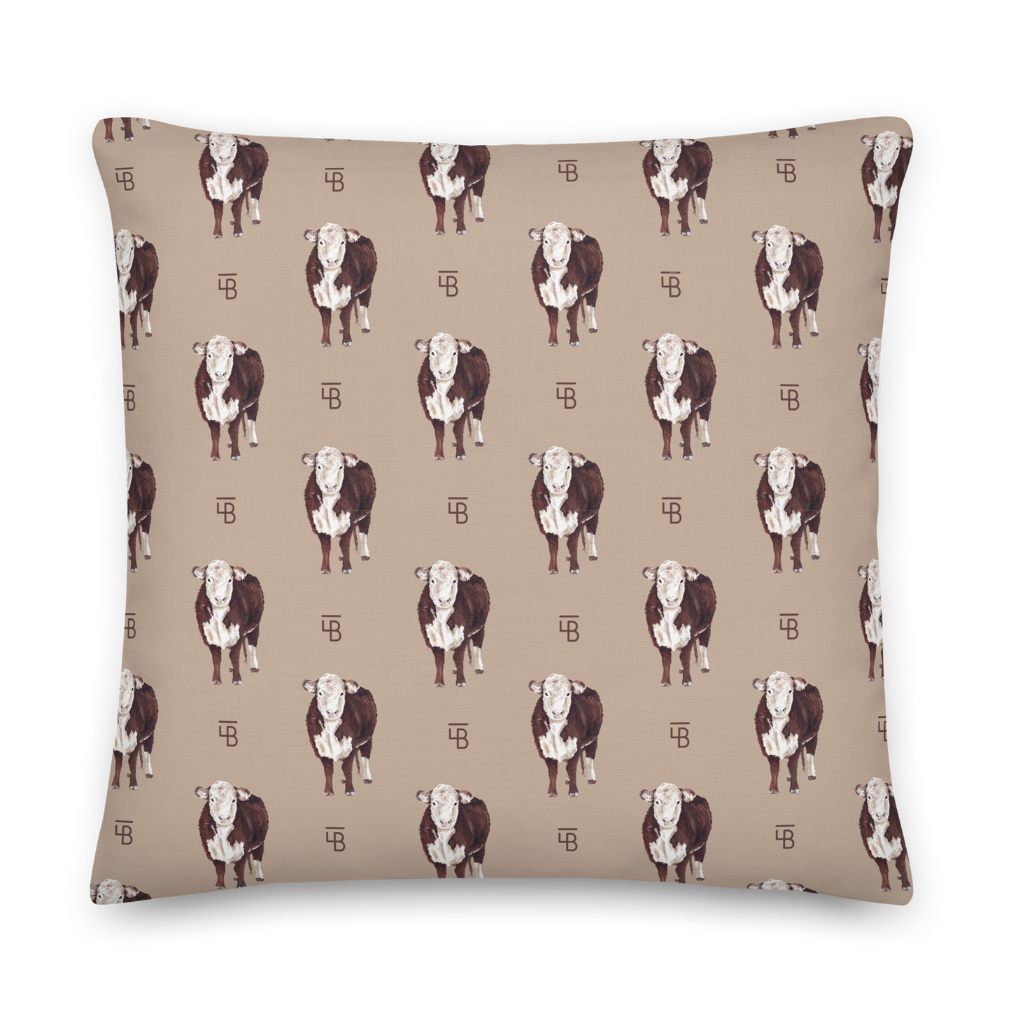 Herefords & Brands - Premium Pillow