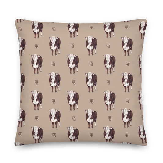 Herefords & Brands - Premium Pillow