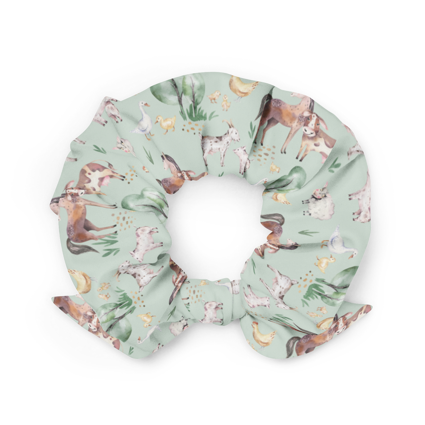 Sweet Farm - Recycled Scrunchie