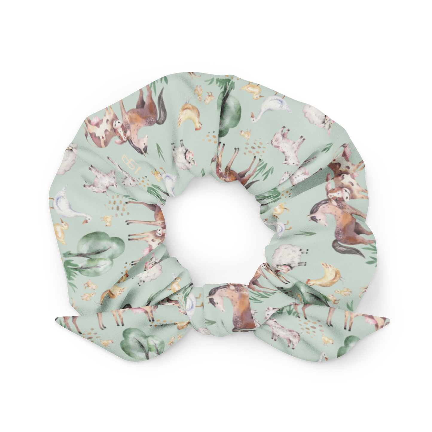 Sweet Farm - Recycled Scrunchie