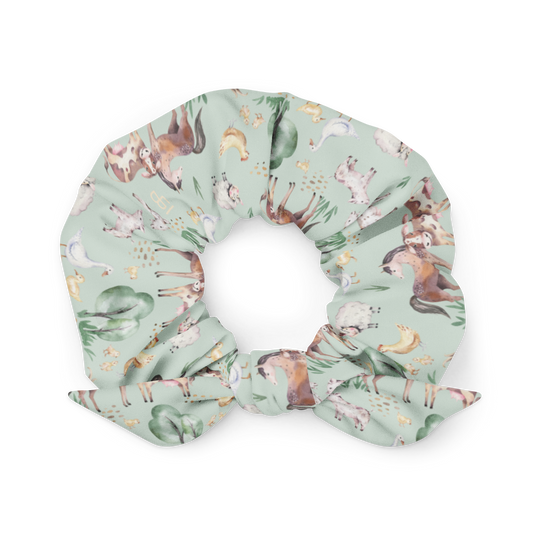 Sweet Farm - Recycled Scrunchie