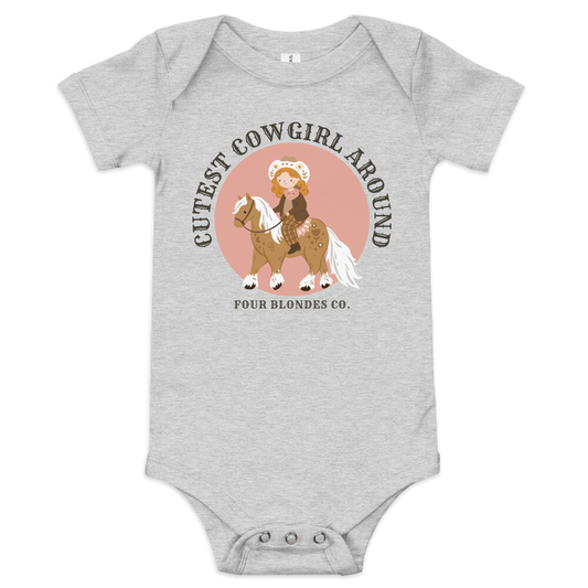 FBC Cutest Cowgirl - Baby short sleeve one piece