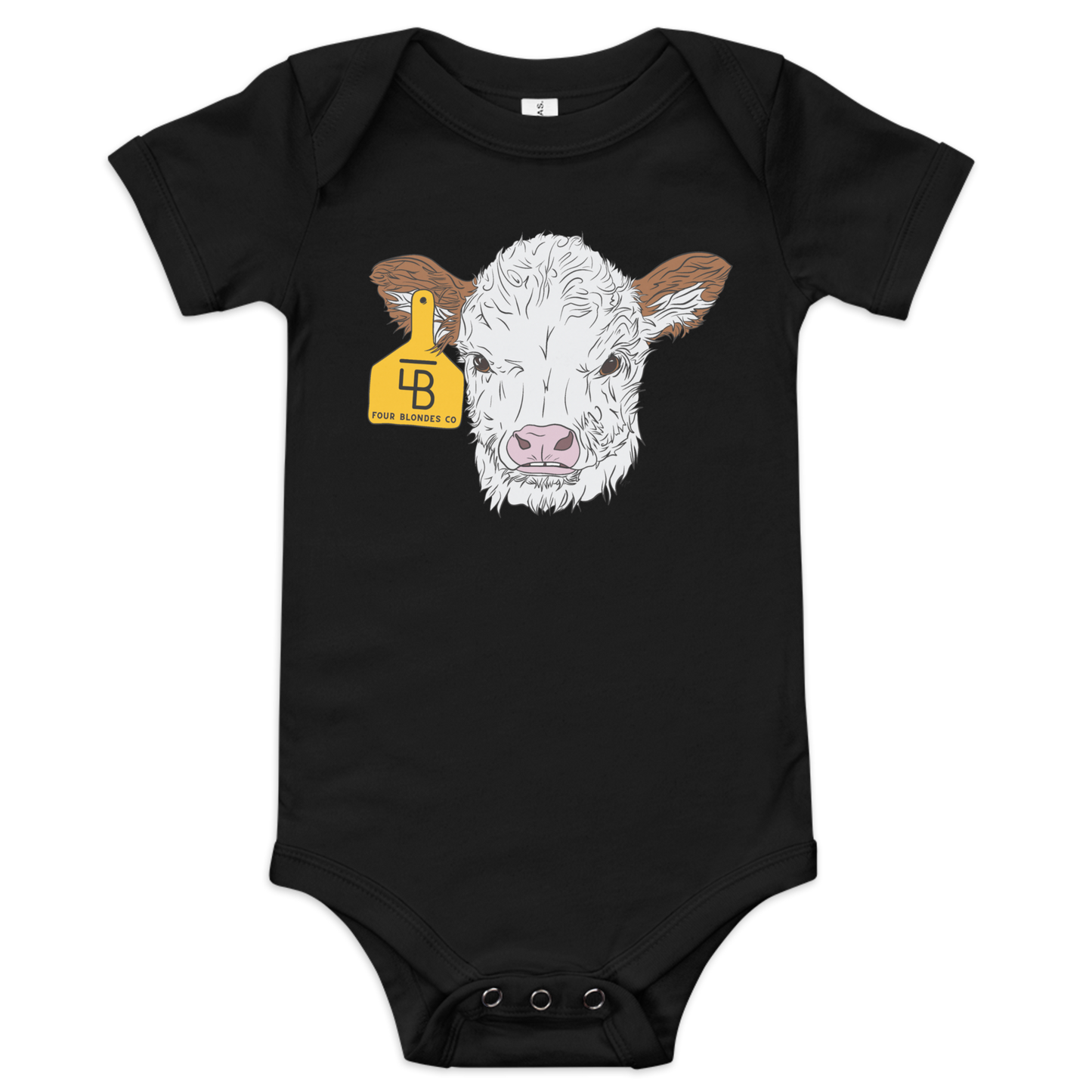 FBC Spring Baldie Calf - Baby short sleeve one piece