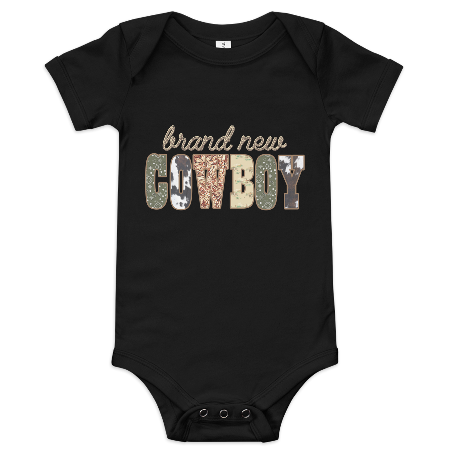 Brand New Cowboy - Baby short sleeve one piece