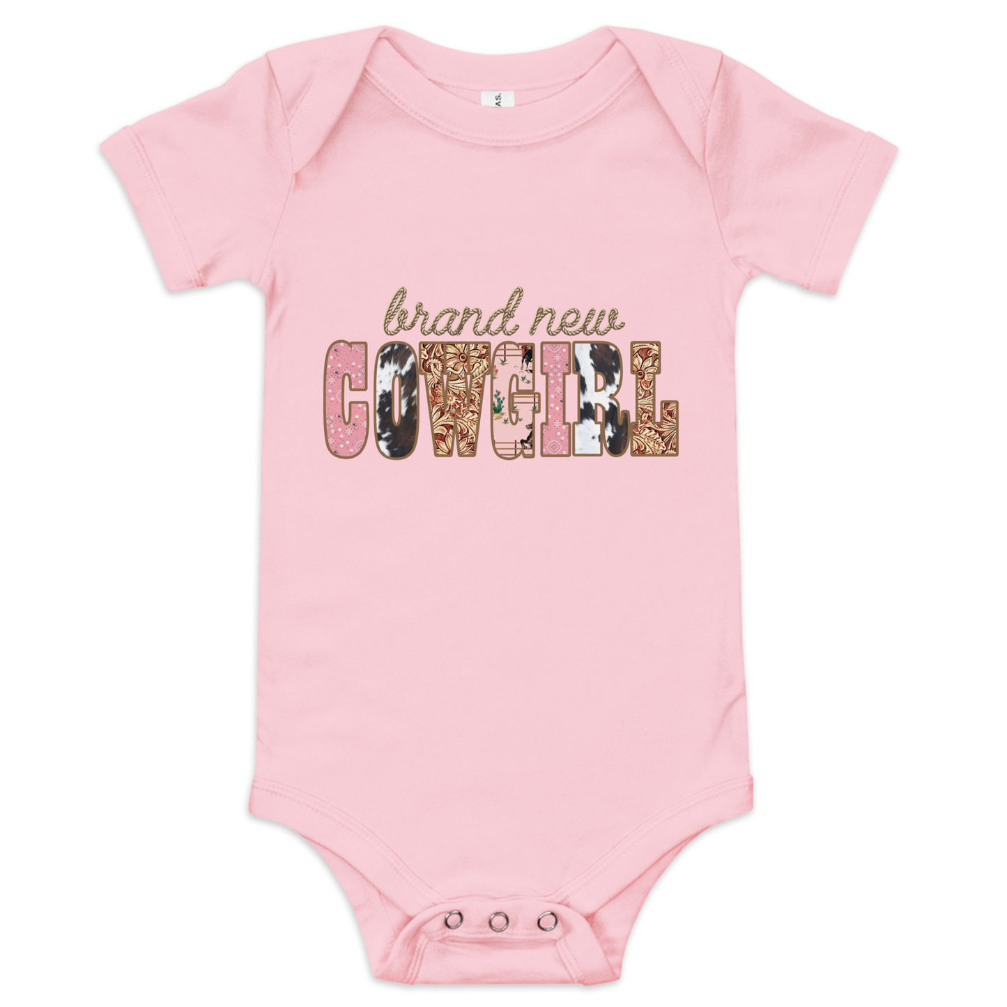 Brand New Cowgirl - Baby short sleeve one piece