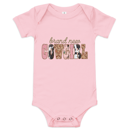 Brand New Cowgirl - Baby short sleeve one piece