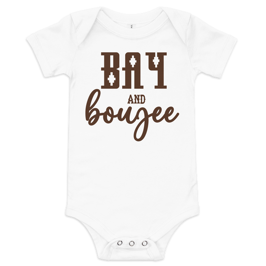 Bay & Boujee - Baby short sleeve one piece