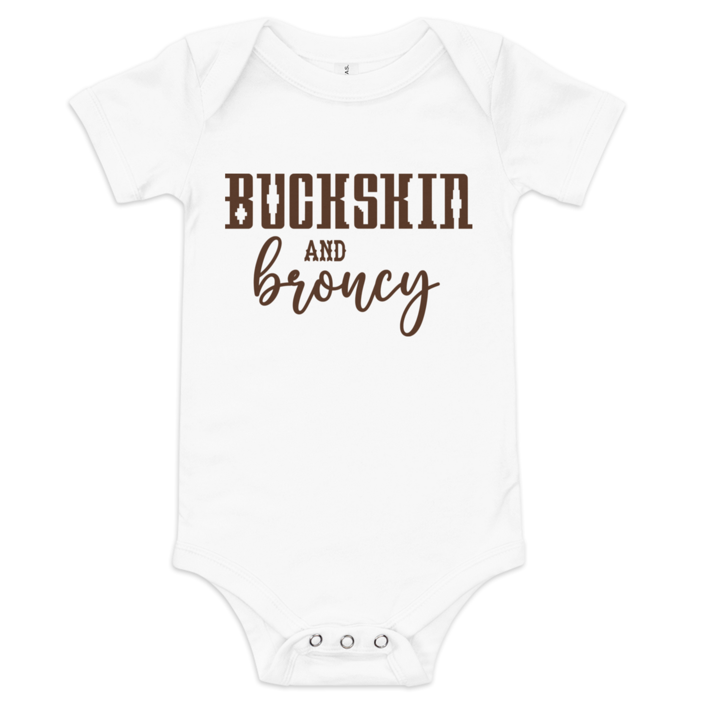 Buckskin & Broncy - Baby short sleeve one piece