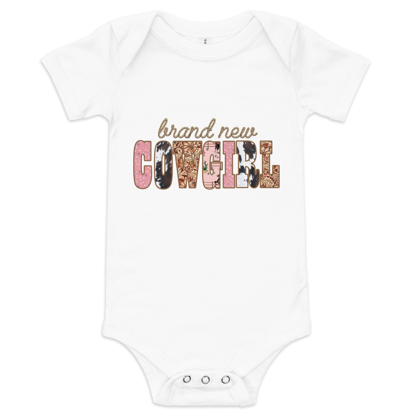 Brand New Cowgirl - Baby short sleeve one piece