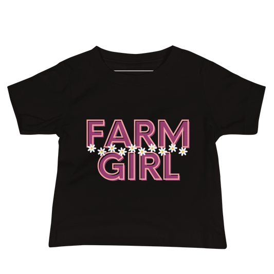 Farm Girl Daisies - Baby Jersey Short Sleeve Tee