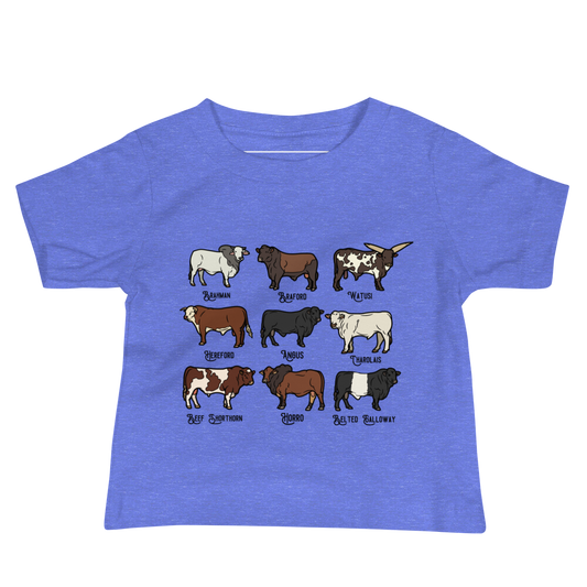 Cattle - Baby Jersey Short Sleeve Tee