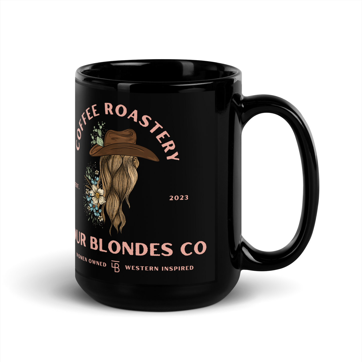 Logo _ Black Glossy Mug