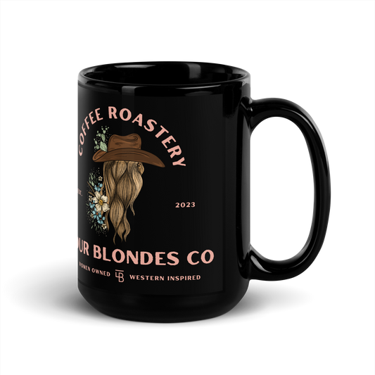 Logo _ Black Glossy Mug