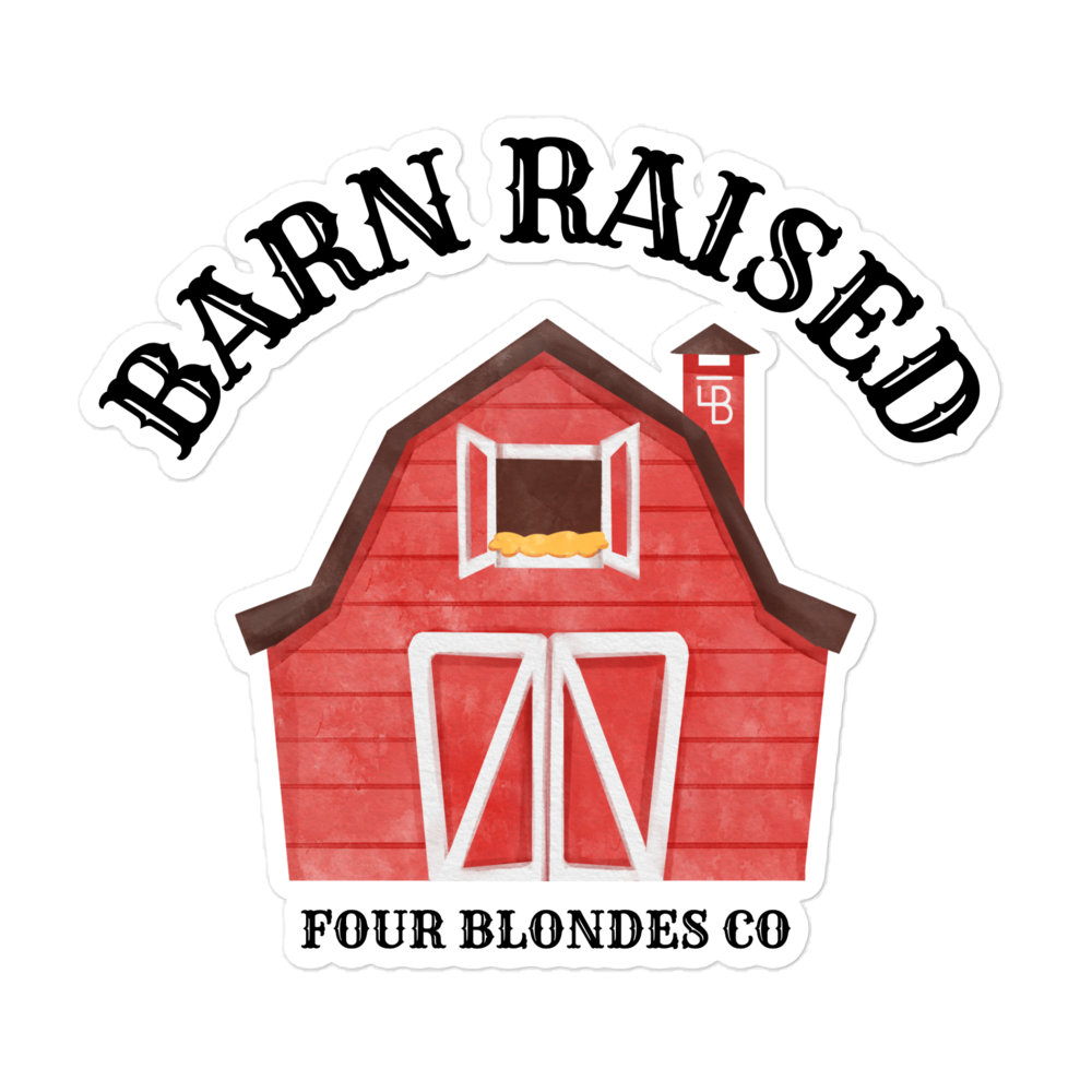 Barn Raised - Bubble-free stickers