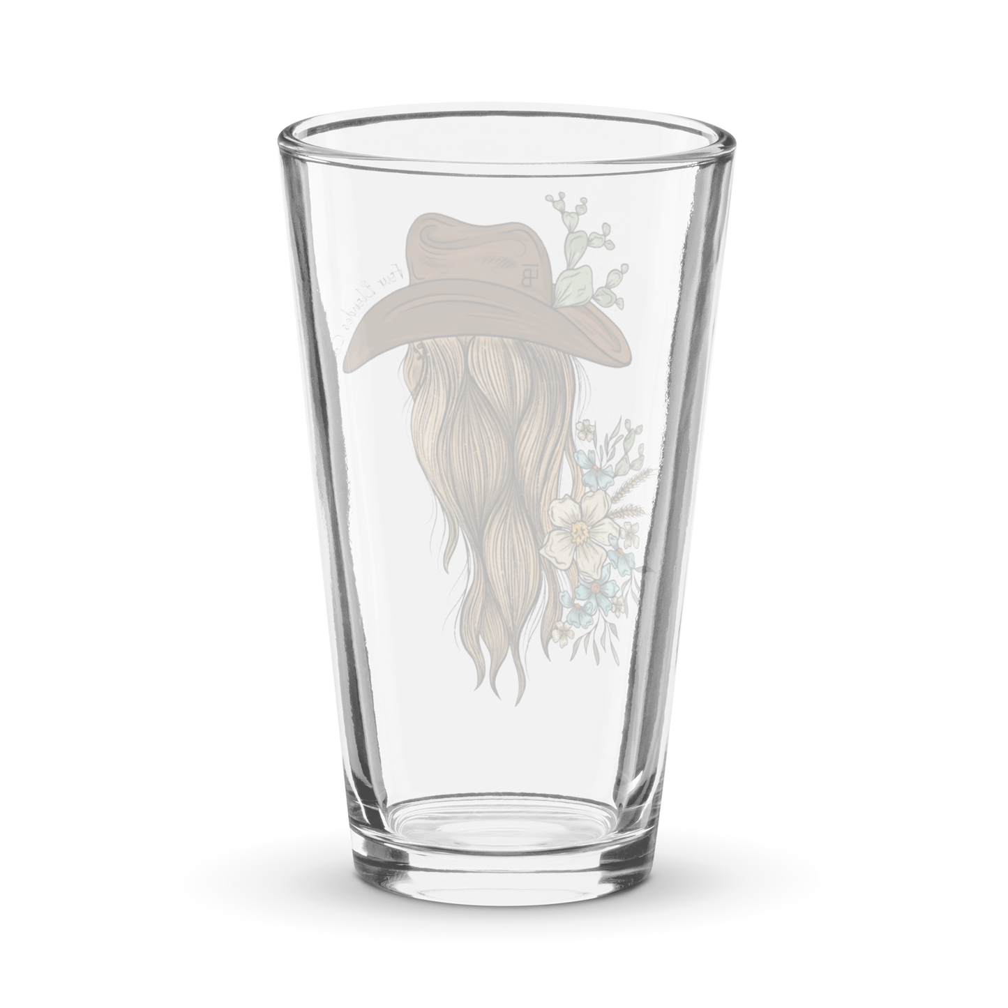 Four Blondes Co color - Shaker pint glass