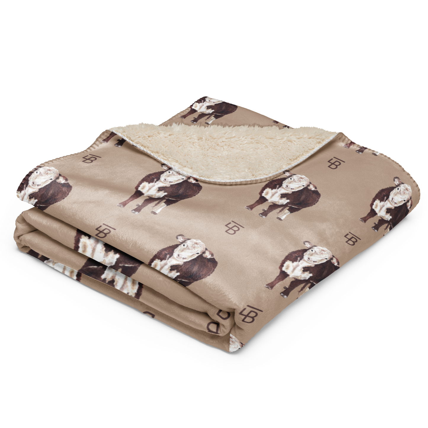 Herefords & Brands - Sherpa blanket