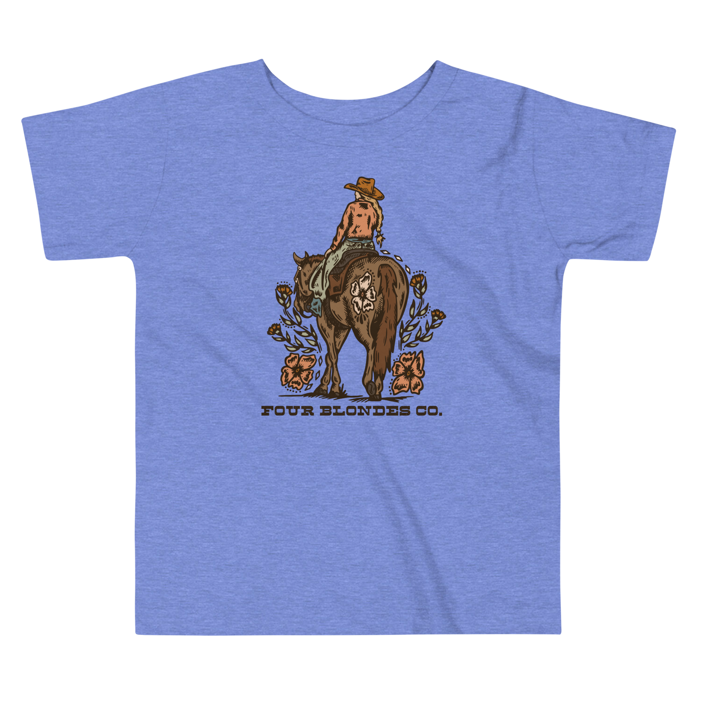 FBC Wild Bloom Cowgirl - Toddler Short Sleeve Tee