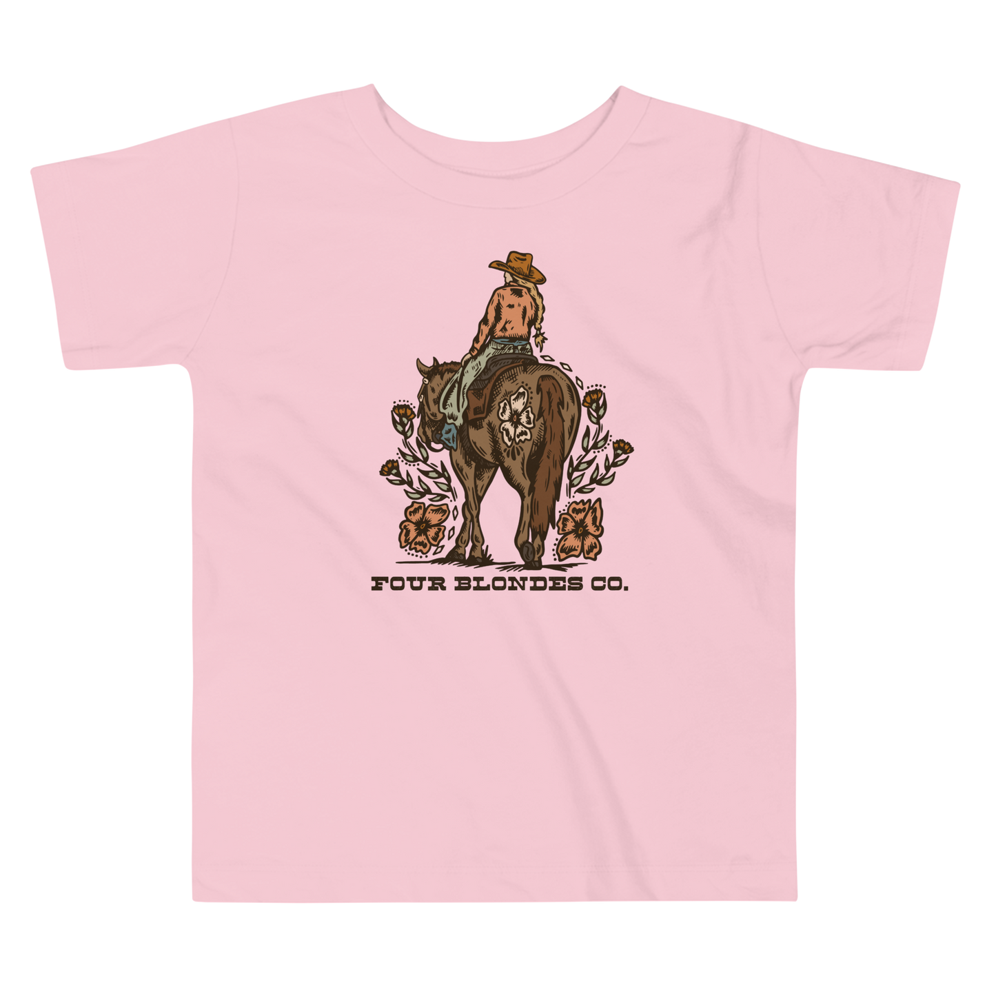 FBC Wild Bloom Cowgirl - Toddler Short Sleeve Tee