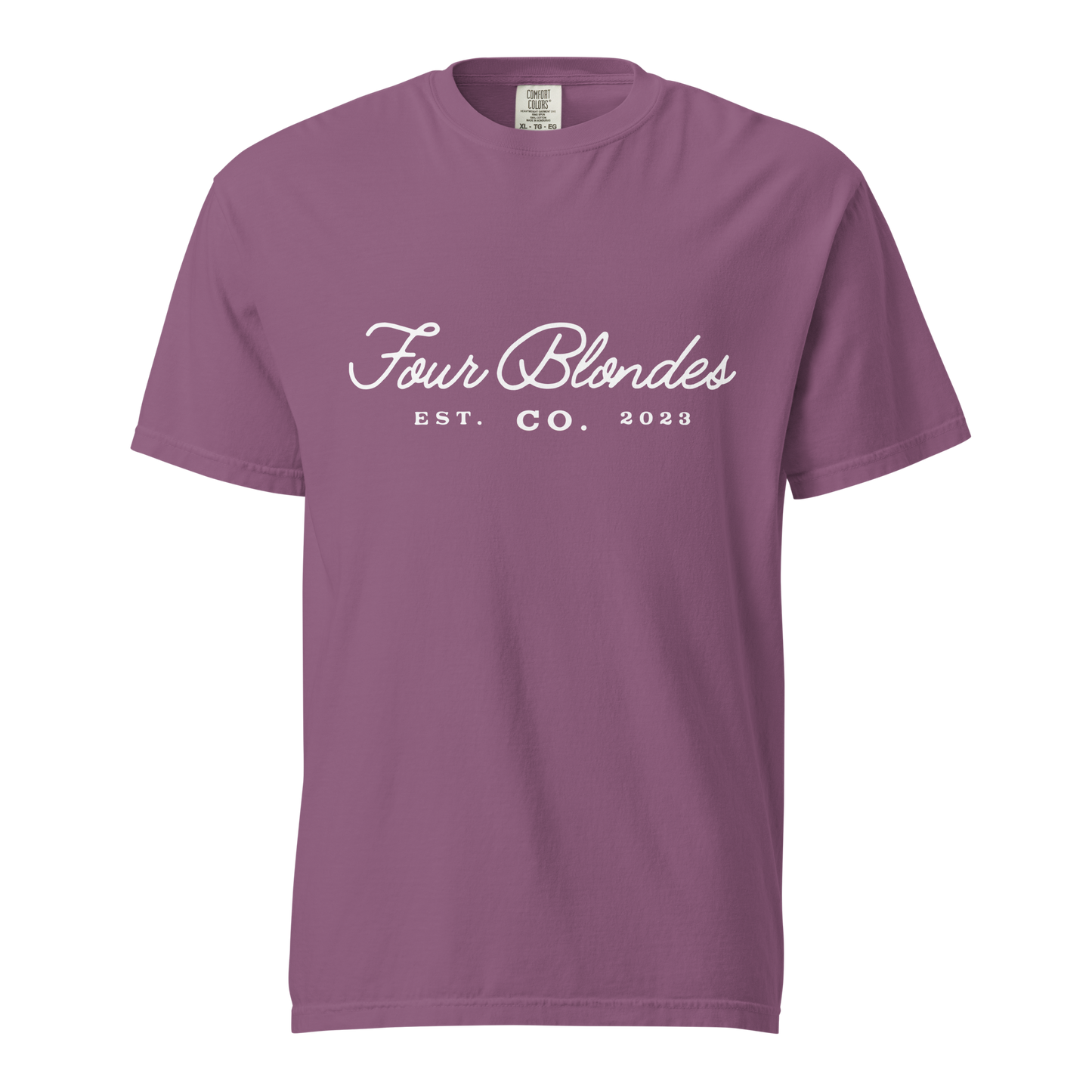 FBC Script Logo 1 - Unisex garment-dyed heavyweight t-shirt