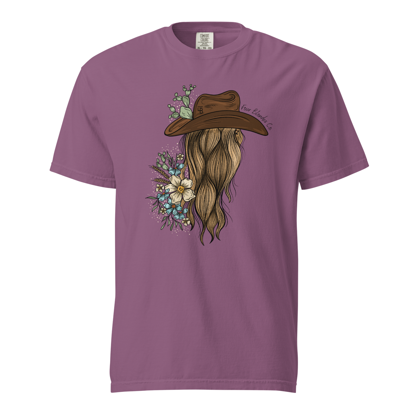 FBC Cowgirl - Unisex garment-dyed heavyweight t-shirt