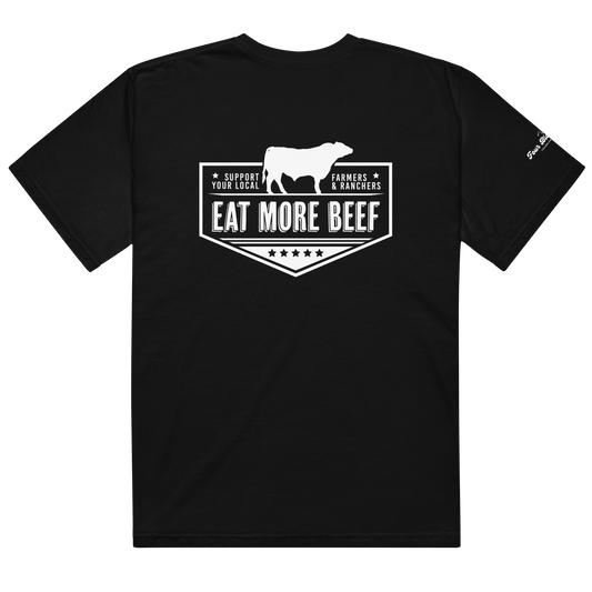 Eat More Beef - Unisex garment-dyed heavyweight t-shirt