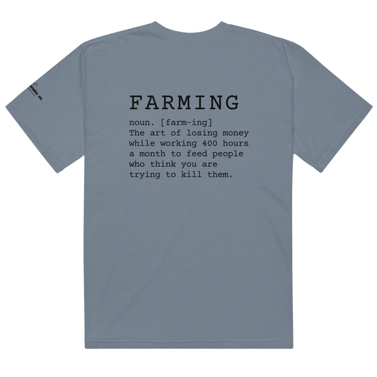 Farming - Unisex garment-dyed heavyweight t-shirt