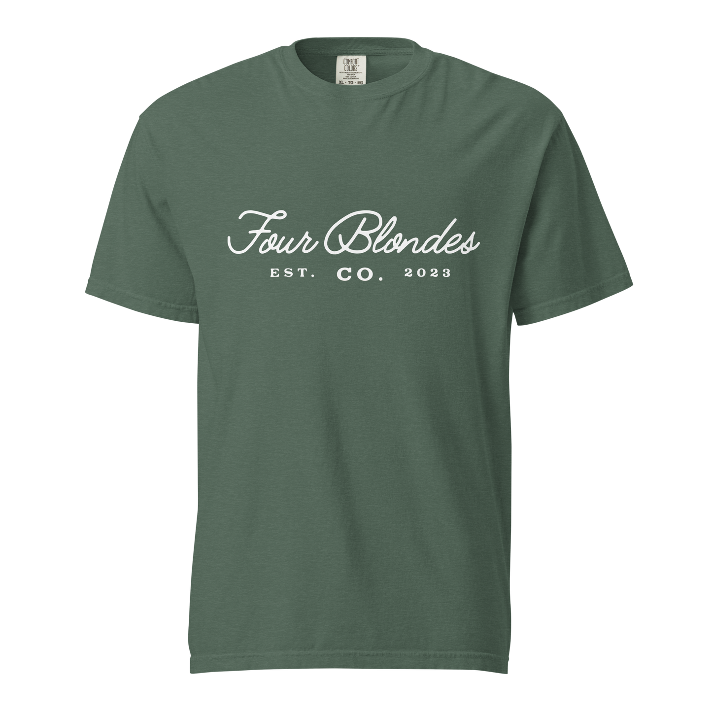 FBC Script Logo 1 - Unisex garment-dyed heavyweight t-shirt