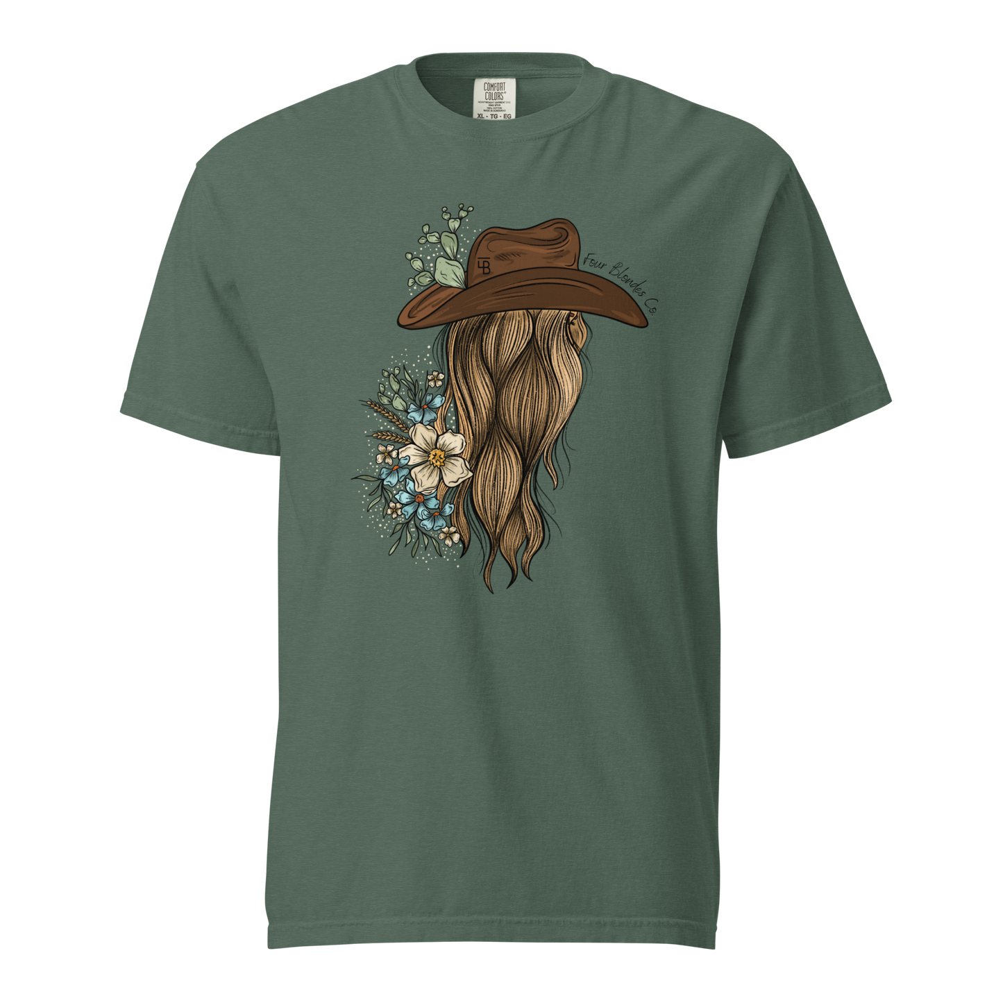 FBC Cowgirl - Unisex garment-dyed heavyweight t-shirt