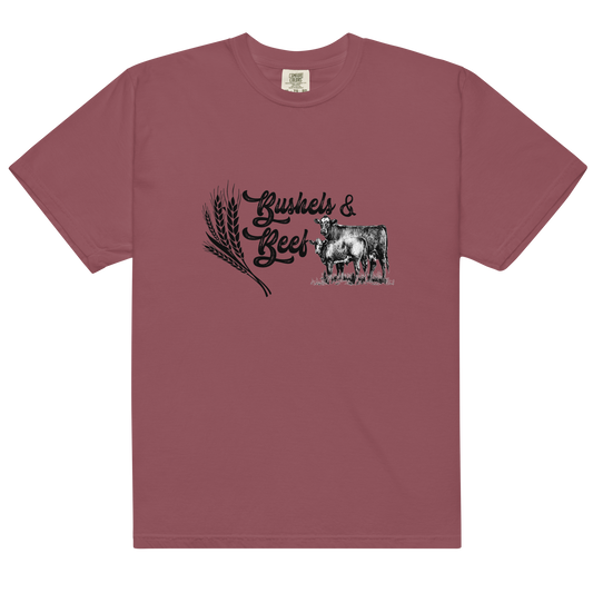 Beef & Bushels - Unisex garment-dyed heavyweight t-shirt