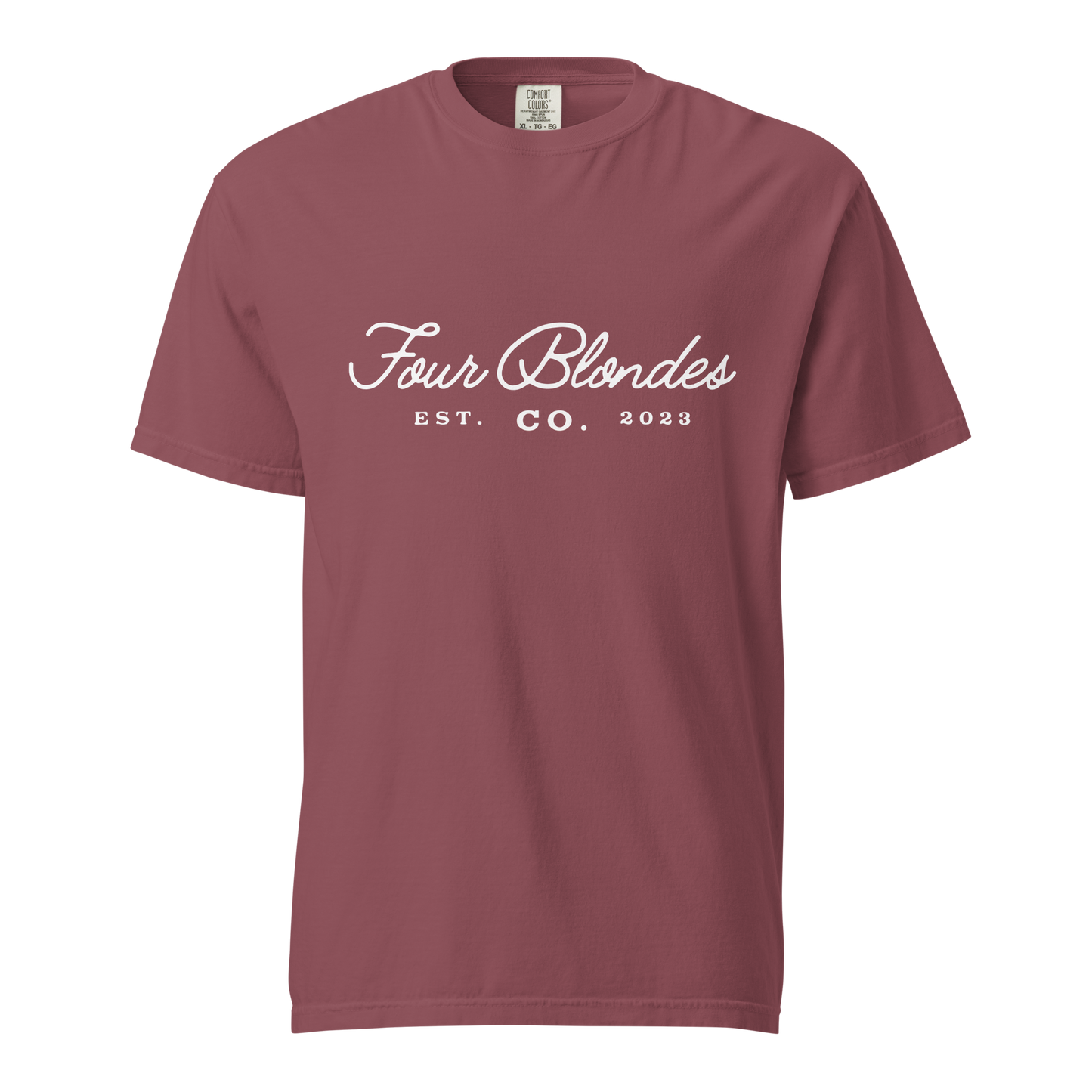 FBC Script Logo 1 - Unisex garment-dyed heavyweight t-shirt