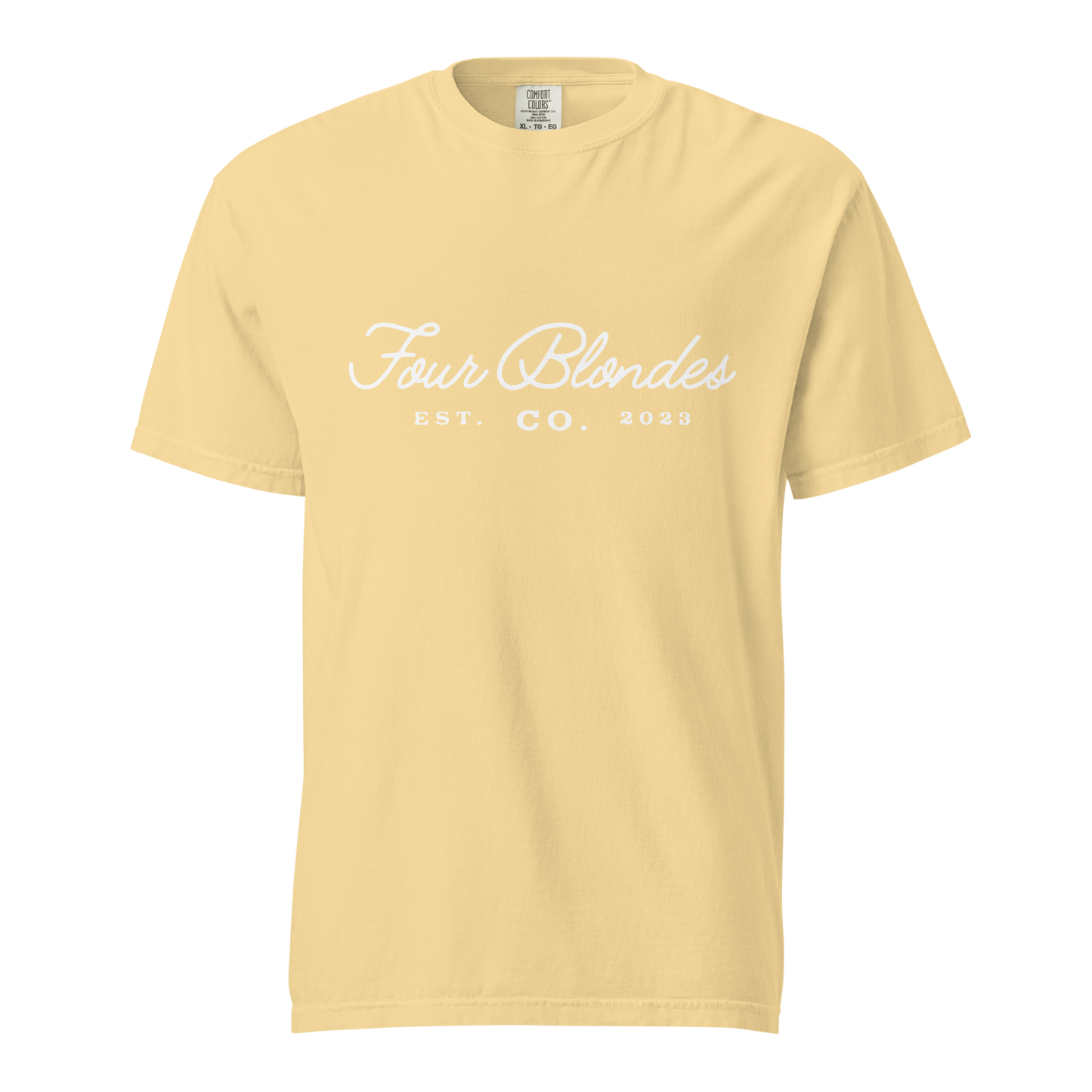 FBC Script Logo 1 - Unisex garment-dyed heavyweight t-shirt