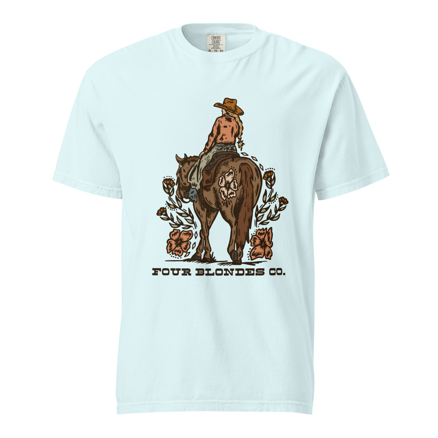 FBC Wild Bloom Cowgirl - Unisex garment-dyed heavyweight t-shirt