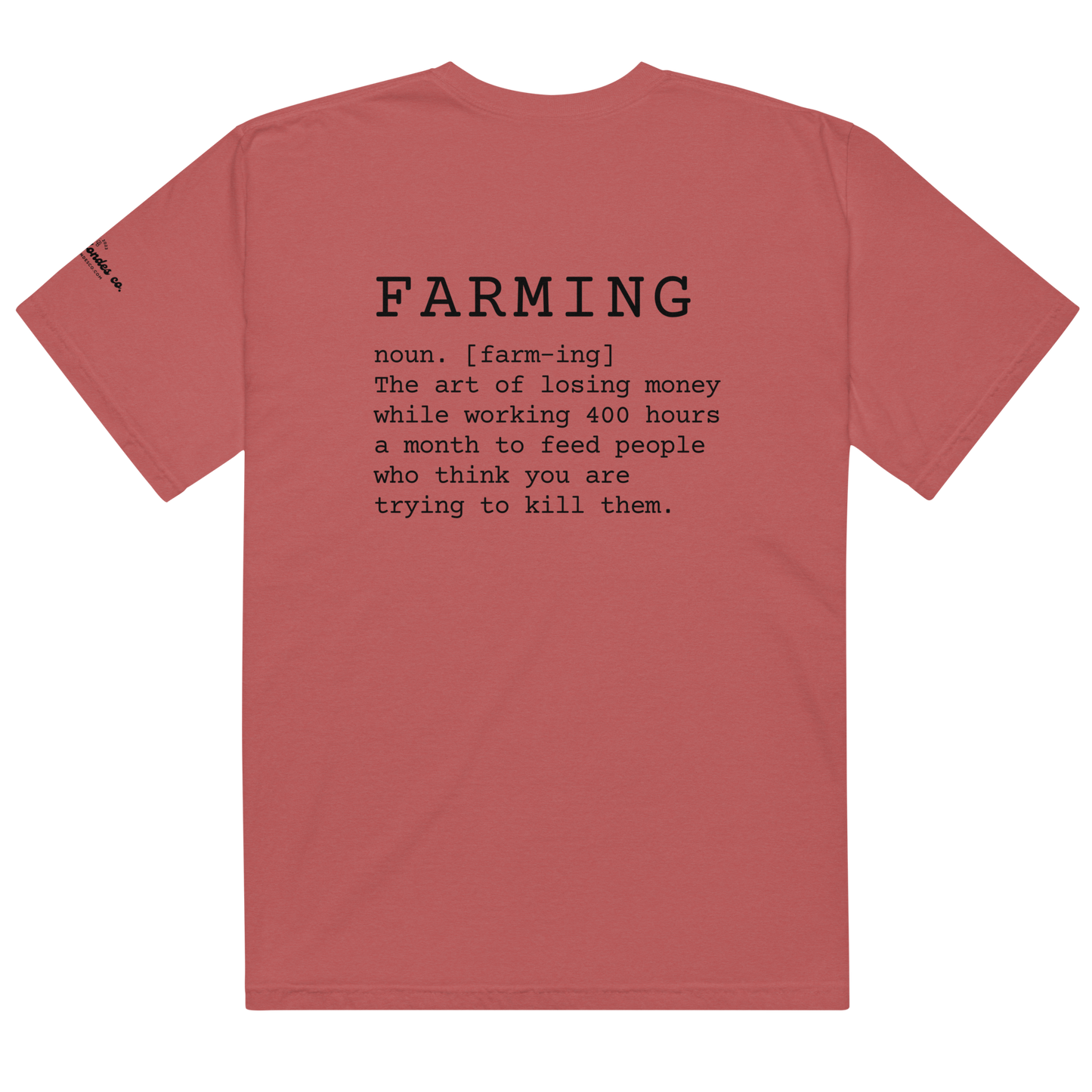 Farming - Unisex garment-dyed heavyweight t-shirt