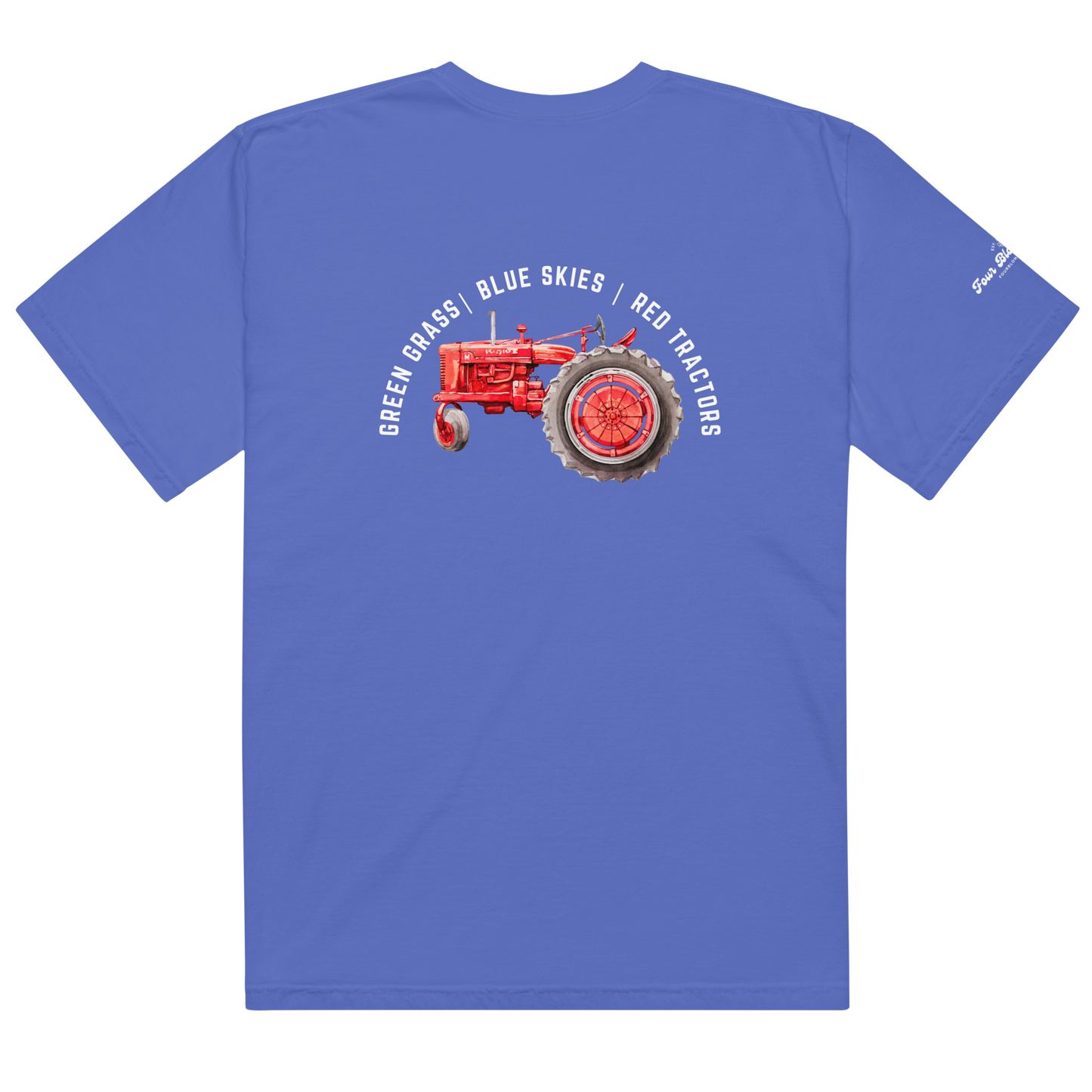 Red Tractor - Unisex garment-dyed heavyweight t-shirt