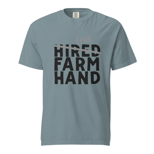 Free Farm Hand - Unisex garment-dyed heavyweight t-shirt