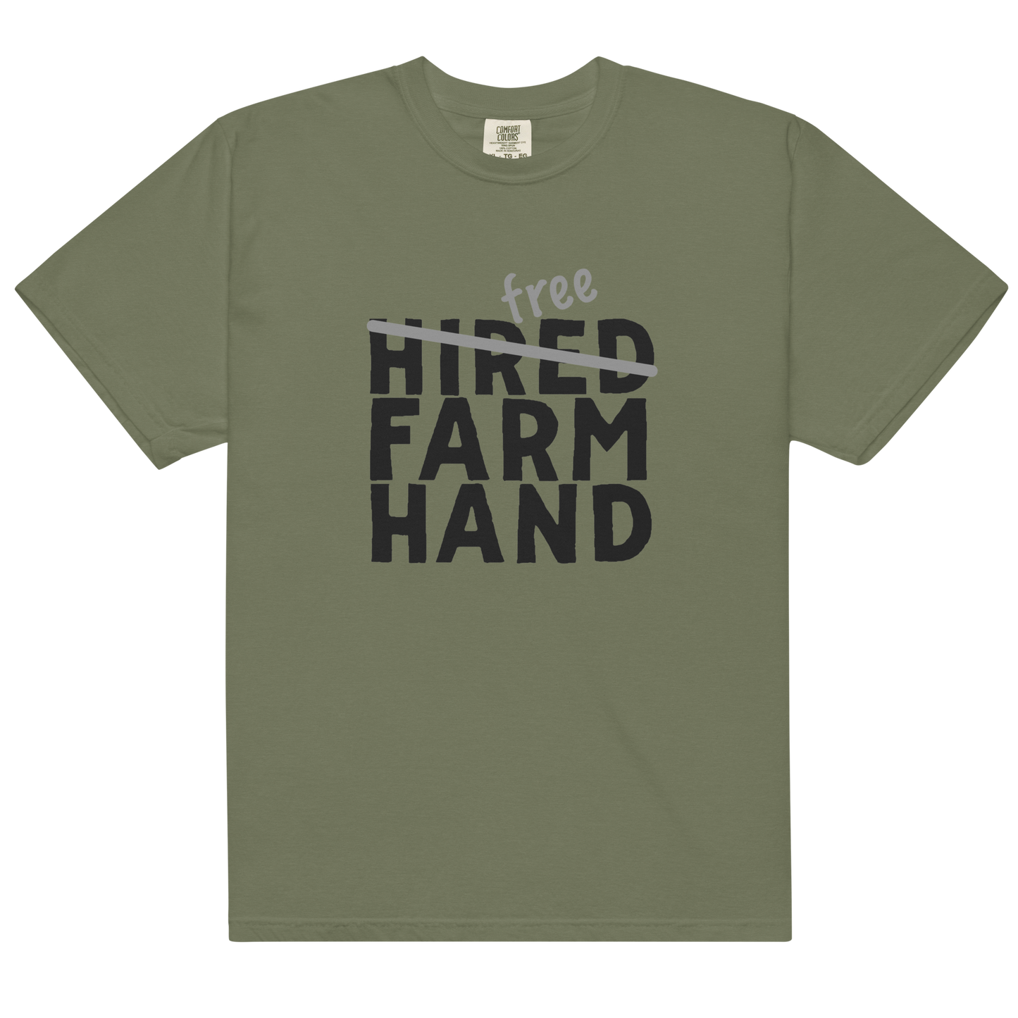 Free Farm Hand - Unisex garment-dyed heavyweight t-shirt