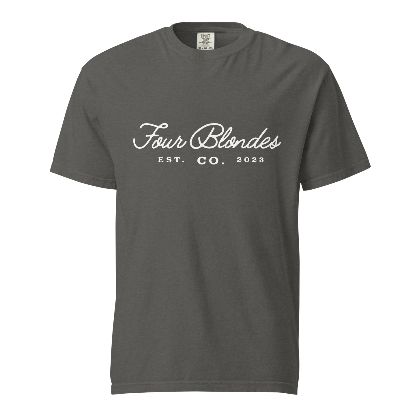 FBC Script Logo 1 - Unisex garment-dyed heavyweight t-shirt