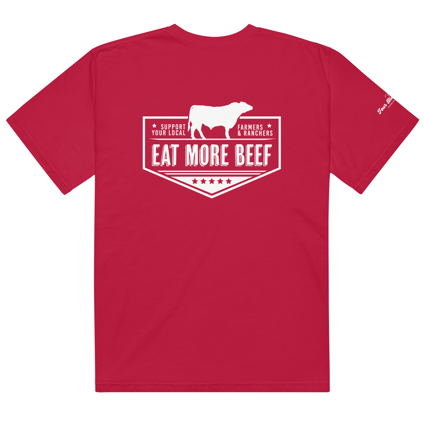 Eat More Beef - Unisex garment-dyed heavyweight t-shirt